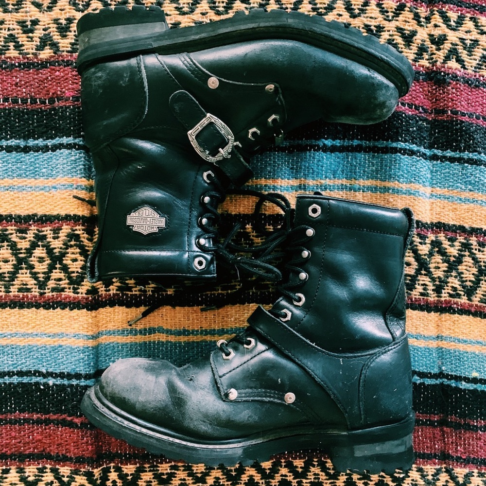 Men’s Lace Up Harley Davidson Boots